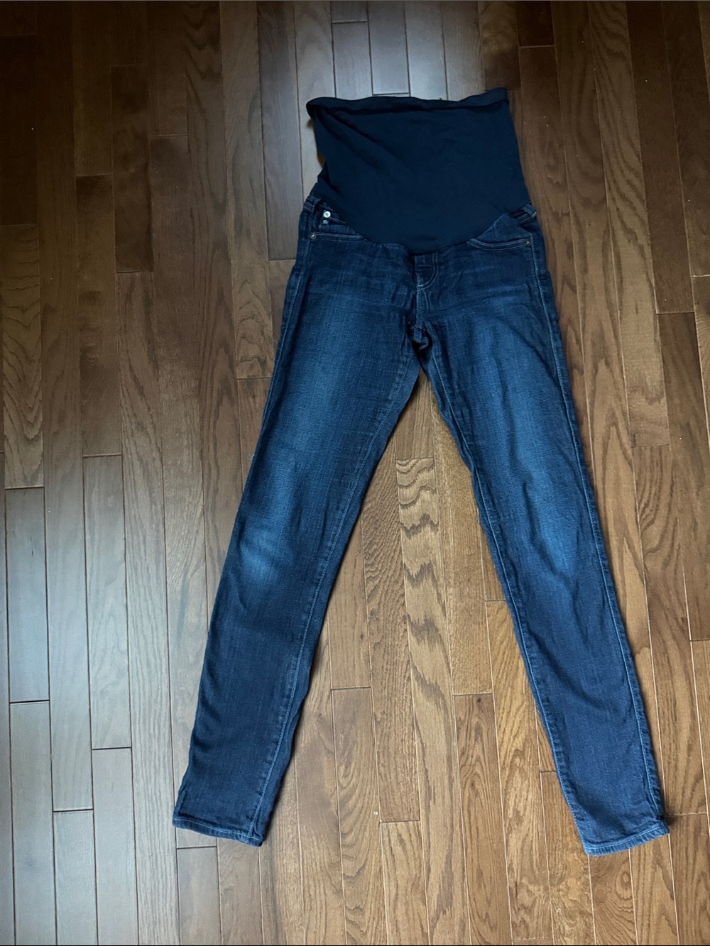 A Pea in the Pod Dark Blue Maternity Skinny Jeans